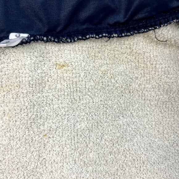 Vintage Airbus Bomber Jacket Adult Small Navy Blue Aerospace Aircraft Space 80s - Picture 7 of 10